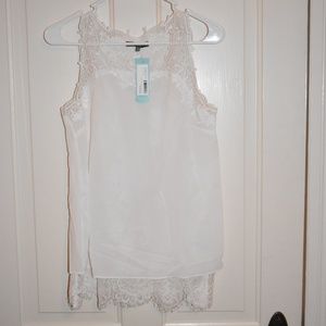 Alessandria Crochet Bib Lace Top